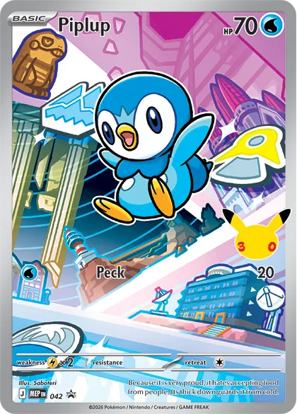 Piplup illustration rare promo