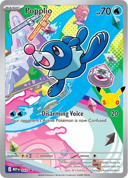 Popplio illustration rare promo