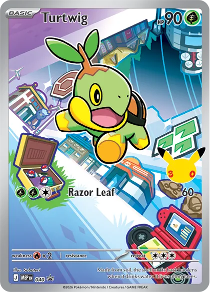 Turtwig illustration rare promo